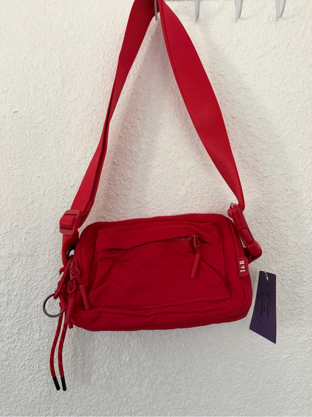 Red Crossbody Shoulder Bag